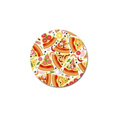 Pizza Love Golf Ball Marker by designsbymallika