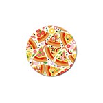 Pizza Love Golf Ball Marker Front