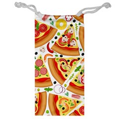 Pizza Love Jewelry Bag by designsbymallika