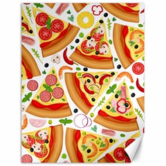 Pizza Love Canvas 18  X 24  by designsbymallika