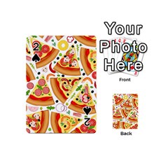 Pizza Love Playing Cards 54 Designs (mini) by designsbymallika