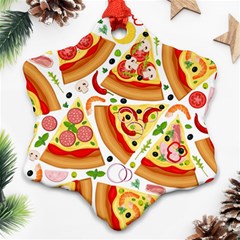 Pizza Love Ornament (snowflake) by designsbymallika