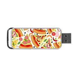 Pizza Love Portable Usb Flash (two Sides) by designsbymallika