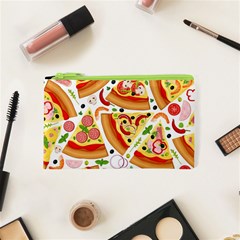 Pizza Love Cosmetic Bag (xs) by designsbymallika