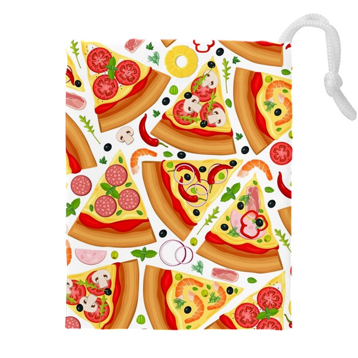 Pizza Love Drawstring Pouch (4XL)