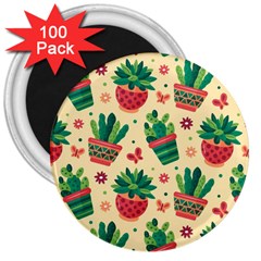 Cactus Love 5 3  Magnets (100 Pack) by designsbymallika