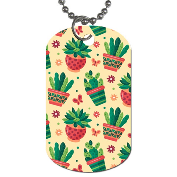 Cactus Love 5 Dog Tag (One Side)