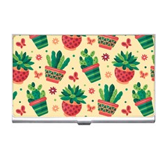 Cactus Love 5 Business Card Holder by designsbymallika