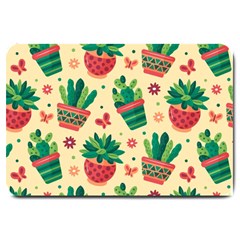 Cactus Love 5 Large Doormat  by designsbymallika