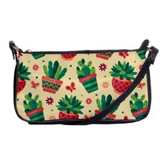 Cactus Love 5 Shoulder Clutch Bag by designsbymallika