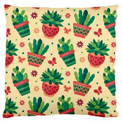 Cactus Love 5 Large Cushion Case (one Side) by designsbymallika