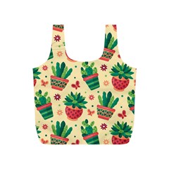 Cactus Love 5 Full Print Recycle Bag (s) by designsbymallika