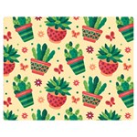 Cactus Love 5 Double Sided Flano Blanket (Medium)  60 x50  Blanket Front