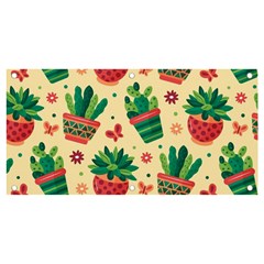 Cactus Love 5 Banner And Sign 4  X 2  by designsbymallika