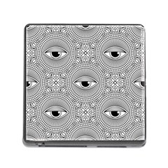 Eye Pattern Memory Card Reader (square 5 Slot) by designsbymallika