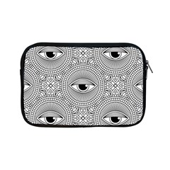 Eye Pattern Apple Ipad Mini Zipper Cases by designsbymallika