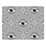 Eye Pattern Double Sided Flano Blanket (Large)  80 x60  Blanket Front