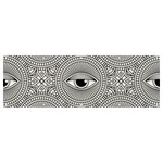 Eye Pattern Banner and Sign 12  x 4  Front