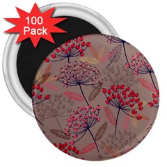 Cherry Love 3  Magnets (100 Pack) by designsbymallika