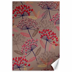 Cherry Love Canvas 12  X 18  by designsbymallika