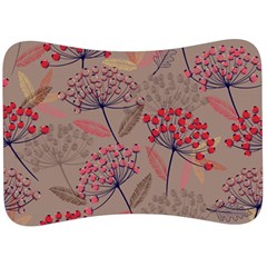 Cherry Love Velour Seat Head Rest Cushion by designsbymallika