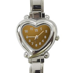 Gold Heart Italian Charm Watch by nate14shop