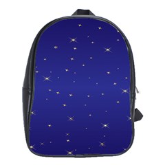 Gold-blue School Bag (large) by nate14shop