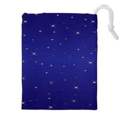 Gold-blue Drawstring Pouch (4xl)