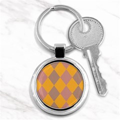 Pattern Box Key Chain (round) by nate14shop