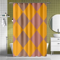 Pattern Box Shower Curtain 48  X 72  (small)  by nate14shop