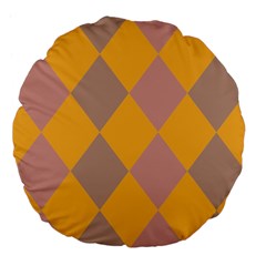 Pattern Box Large 18  Premium Flano Round Cushions