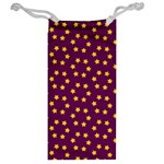 Stars,yellow Purple Jewelry Bag Back