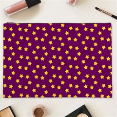 Stars,yellow Purple Cosmetic Bag (xxl) by nate14shop