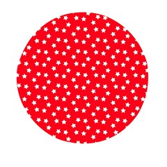 Stars-white Red Mini Round Pill Box by nate14shop