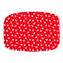 Stars-white Red Mini Square Pill Box by nate14shop