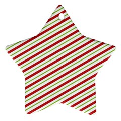 Stripes Ornament (star) by nate14shop