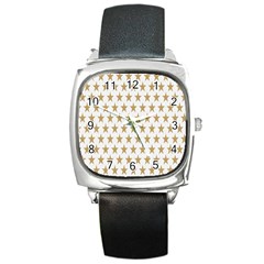 Gold Stars Square Metal Watch by nate14shop