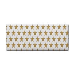 Gold Stars Hand Towel by nate14shop