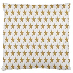 Gold Stars Standard Flano Cushion Case (one Side)