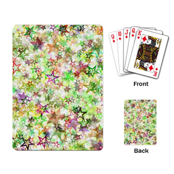 Background-christmas-star-advent- Playing Cards Single Design (Rectangle)