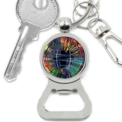 Color-background-structure-lines- Bottle Opener Key Chain