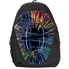 Color-background-structure-lines- Backpack Bag