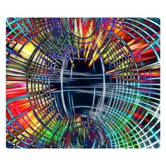 Color-background-structure-lines- Double Sided Flano Blanket (small) 