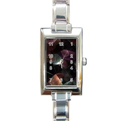 Crystals Background Designluxury Rectangle Italian Charm Watch