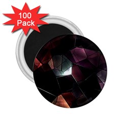 Crystals Background Designluxury 2 25  Magnets (100 Pack) 