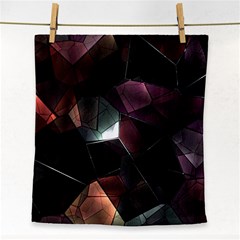 Crystals Background Designluxury Face Towel