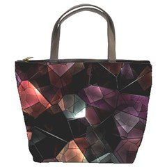 Crystals Background Designluxury Bucket Bag