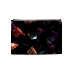 Crystals Background Designluxury Cosmetic Bag (medium) by Jancukart