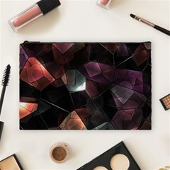 Crystals Background Designluxury Cosmetic Bag (large) by Jancukart