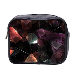 Crystals Background Designluxury Mini Toiletries Bag (two Sides)